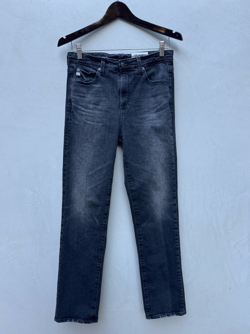 AG-Ed Saige High-Rise Straight Jeans — Size 27